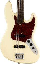 Solid body electric bass Fender American Professional II Jazz Bass (USA, RW) - Olympic white