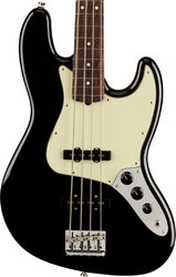 Solid body electric bass Fender American Professional II Jazz Bass (USA, RW) - Black