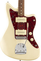Retro rock electric guitar Fender Vintera 60's Jazzmaster (MEX, PF) - Olympic white