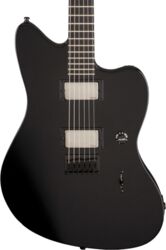 Retro rock electric guitar Fender Jim Root Jazzmaster (USA, EB) - Flat black