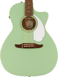 Folk guitar Fender Newport Player - Surf green