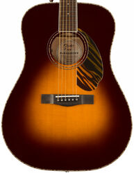 Folk guitar Fender PD-220E Paramount - 3-tone vintage sunburst