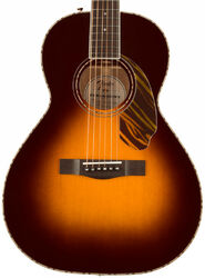 Folk guitar Fender PS-220E Parlor - 3-color vintage sunburst