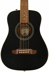 Folk guitar Fender Redondo Mini Ltd - Black top