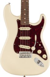 Str shape electric guitar Fender Strat 60 Vintera Ltd - Olympic white