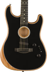 Folk guitar Fender American Acoustasonic Stratocaster - Black