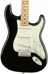 Str shape electric guitar Fender Player Stratocaster (MEX, MN) - black