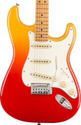 Str shape electric guitar Fender Player Plus Stratocaster (MEX, MN) - Tequila sunrise