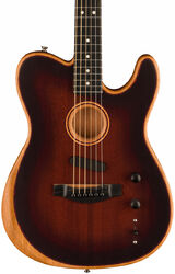 Folk guitar Fender American Acoustasonic Telecaster All-Mahogany - Bourbon burst