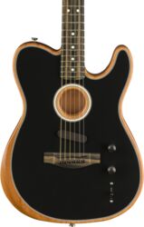 Folk guitar Fender American Acoustasonic Telecaster (USA) - Black