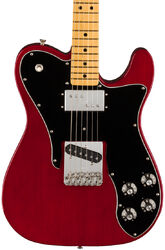 Tel shape electric guitar Fender American Vintage II 1977 Telecaster Custom (USA, MN) - Wine