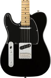 Left-handed electric guitar Fender Player Telecaster Left Hand (MEX, MN) - Black