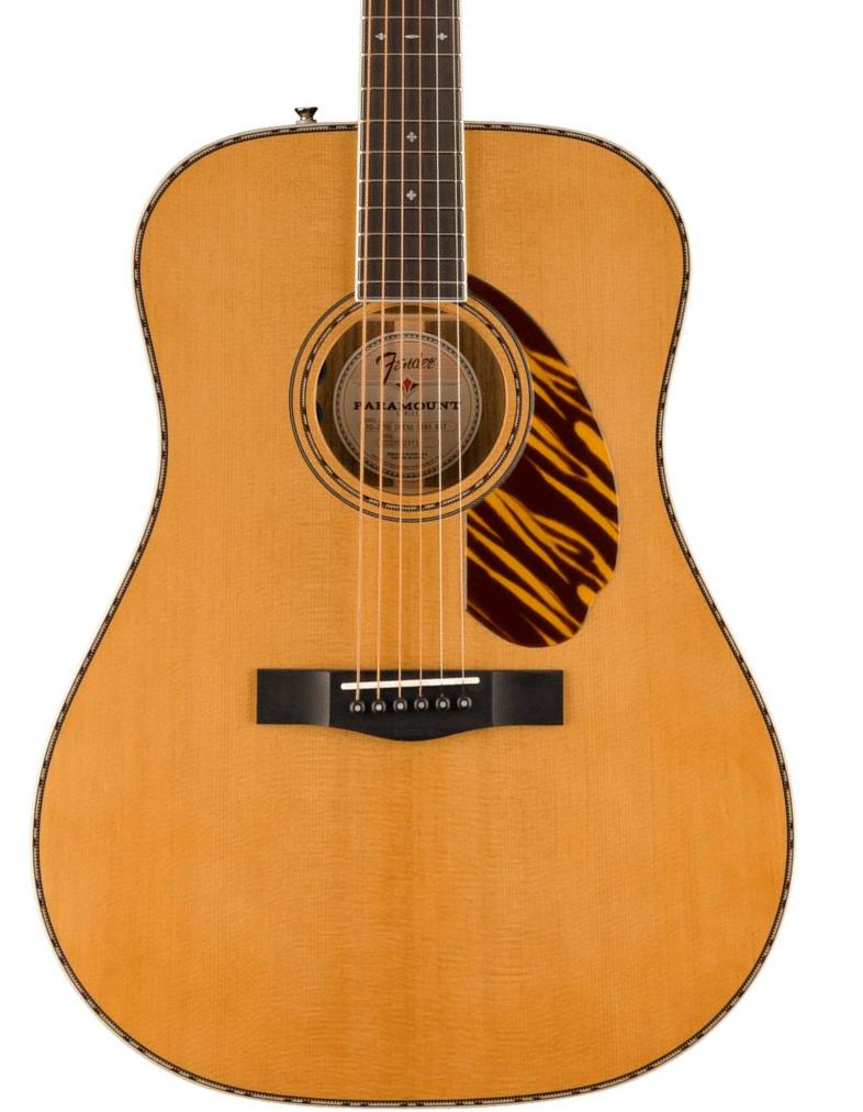 Folk guitar Fender Paramount FSR PD-220E - Aged natural