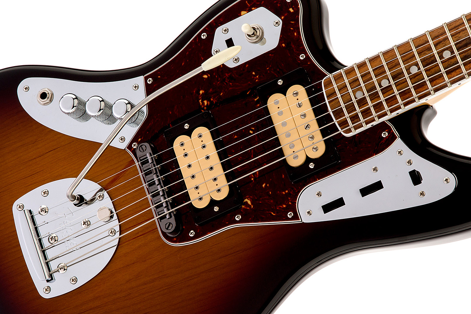 Fender Kurt Cobain Jaguar Lh Gaucher Mex Hh Trem Rw - 3-color Sunburst - Left-handed electric guitar - Variation 3
