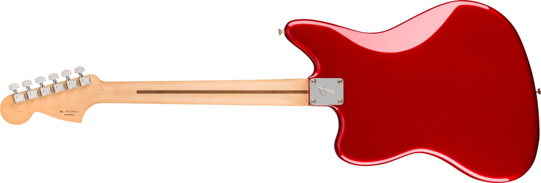 Fender Jaguar Player Mex 2023 Hs Trem Pf - Candy Apple Red - Retro rock electric guitar - Variation 1