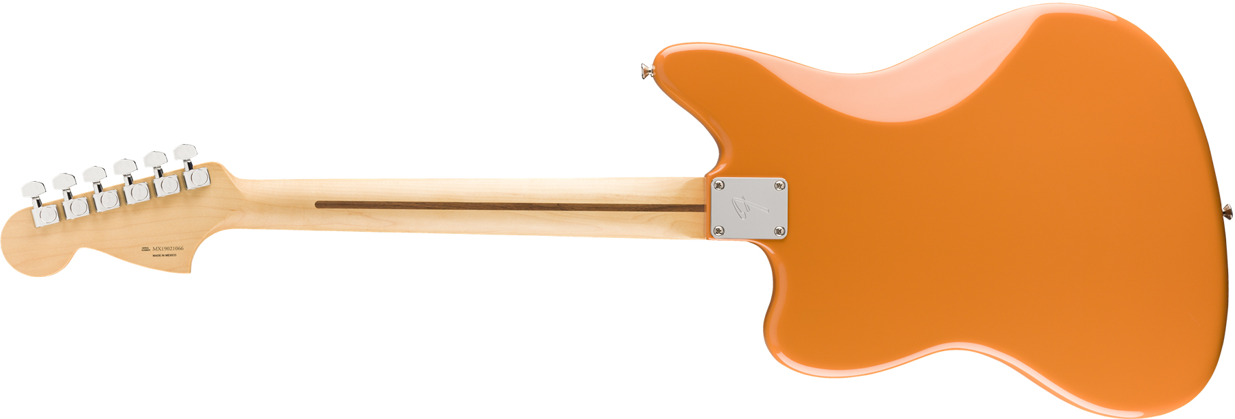 Fender Jaguar Player Mex Hs Pf - Capri Orange - Retro rock electric guitar - Variation 1