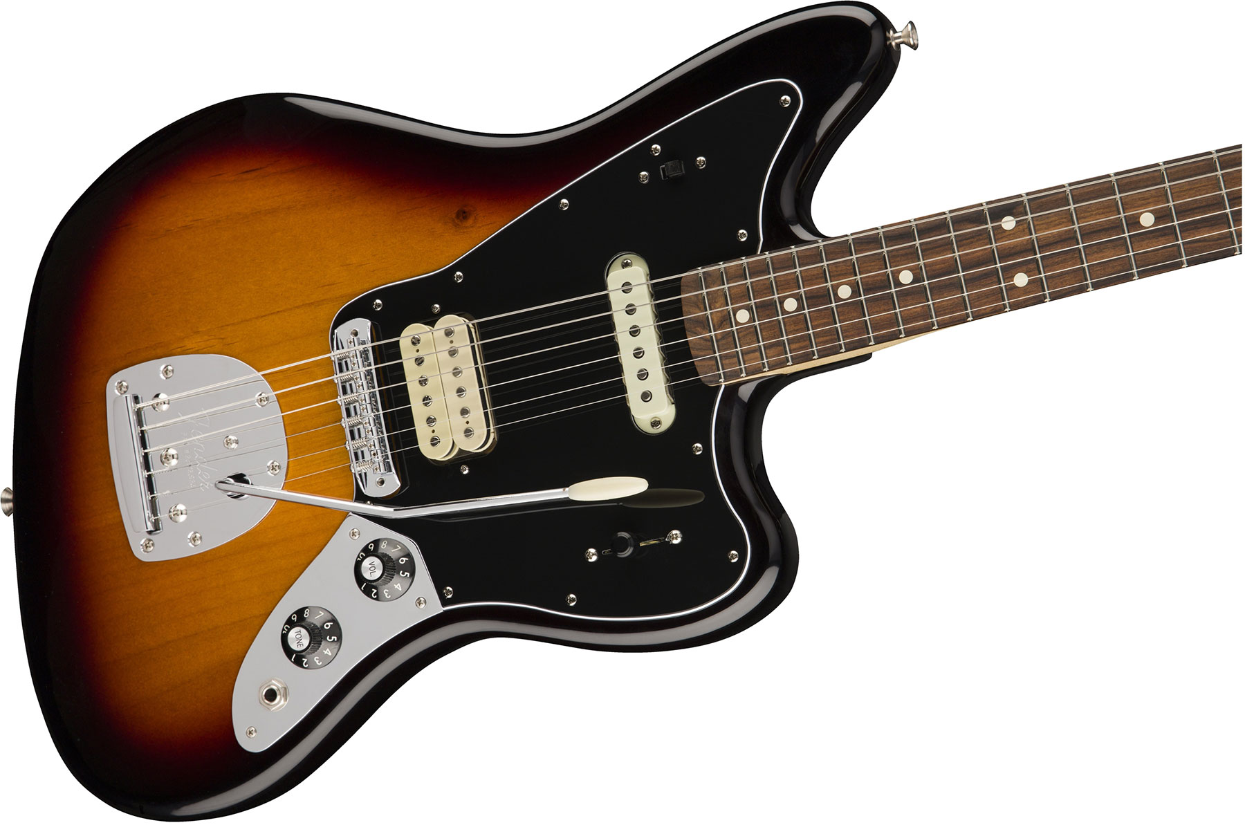 Fender Jaguar Player Mex Hs Pf - 3-color Sunburst - Retro rock electric guitar - Variation 2