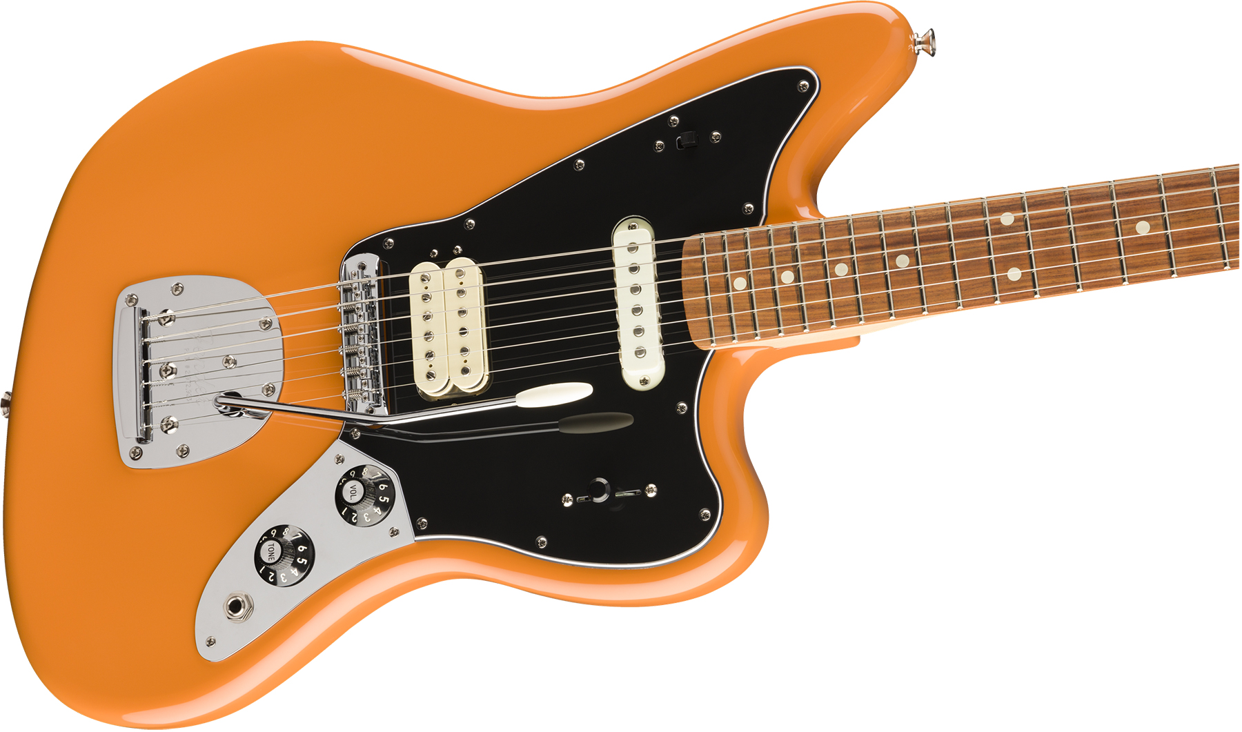 Fender Jaguar Player Mex Hs Pf - Capri Orange - Retro rock electric guitar - Variation 2