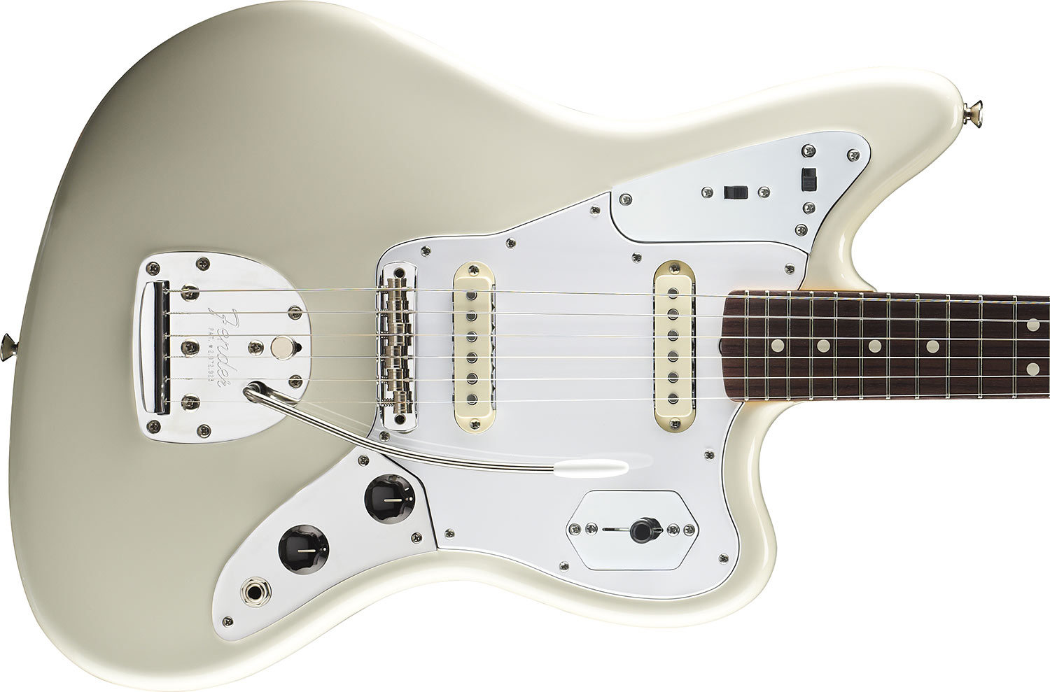 Fender Jaguar Johnny Marr Artist Usa Rw 2016 - Olympic White - Retro rock electric guitar - Variation 2