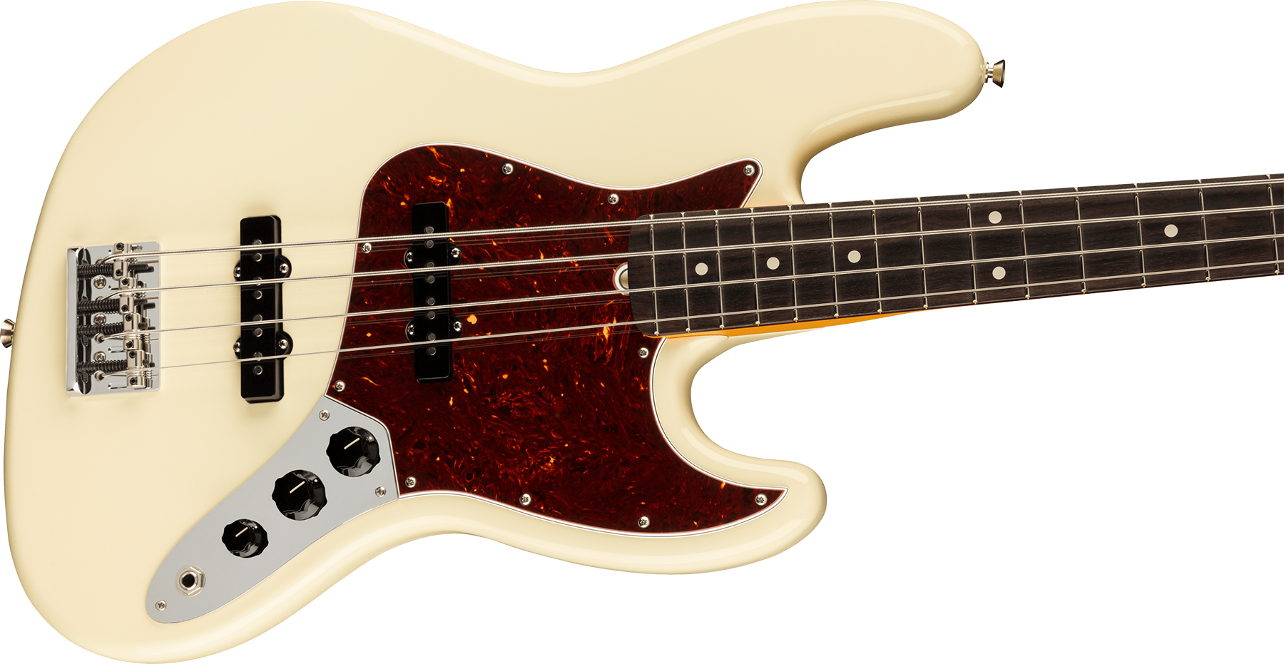 Fender Jazz Bass American Professional Ii Usa Rw - Olympic White - Solid body electric bass - Variation 2