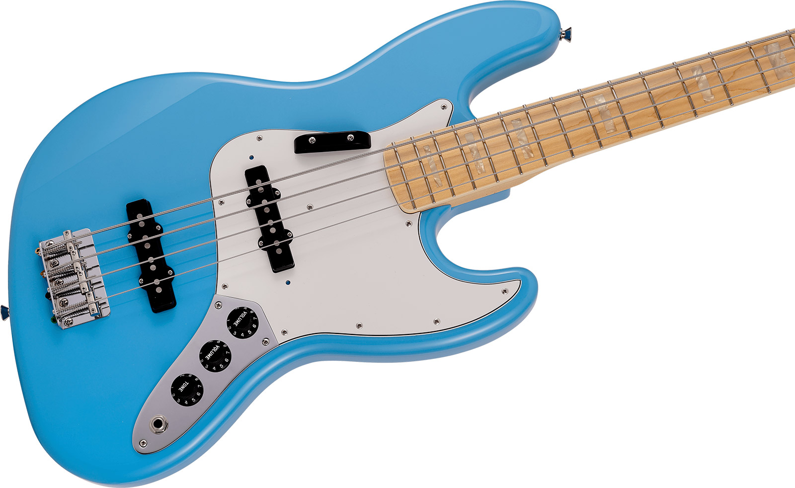 Fender Jazz Bass International Color Ltd Jap Mn - Maui Blue - Solid body electric bass - Variation 2