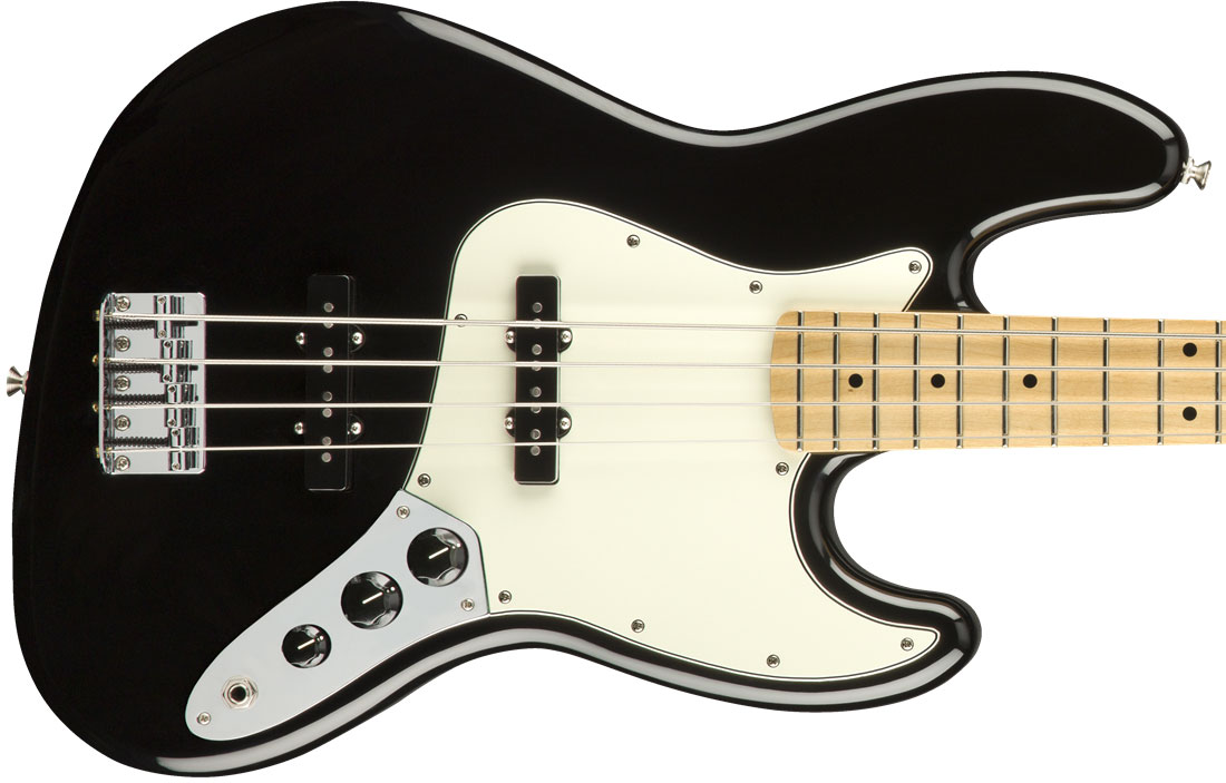 Fender Jazz Bass Player Mex Mn - Black - Solid body electric bass - Variation 1
