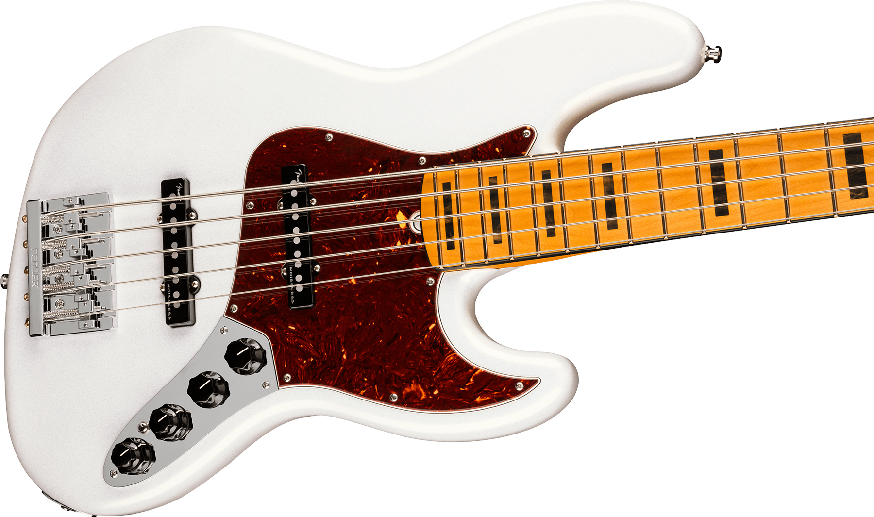 Fender Jazz Bass V American Ultra 2019 Usa 5-cordes Mn - Arctic Pearl - Solid body electric bass - Variation 2