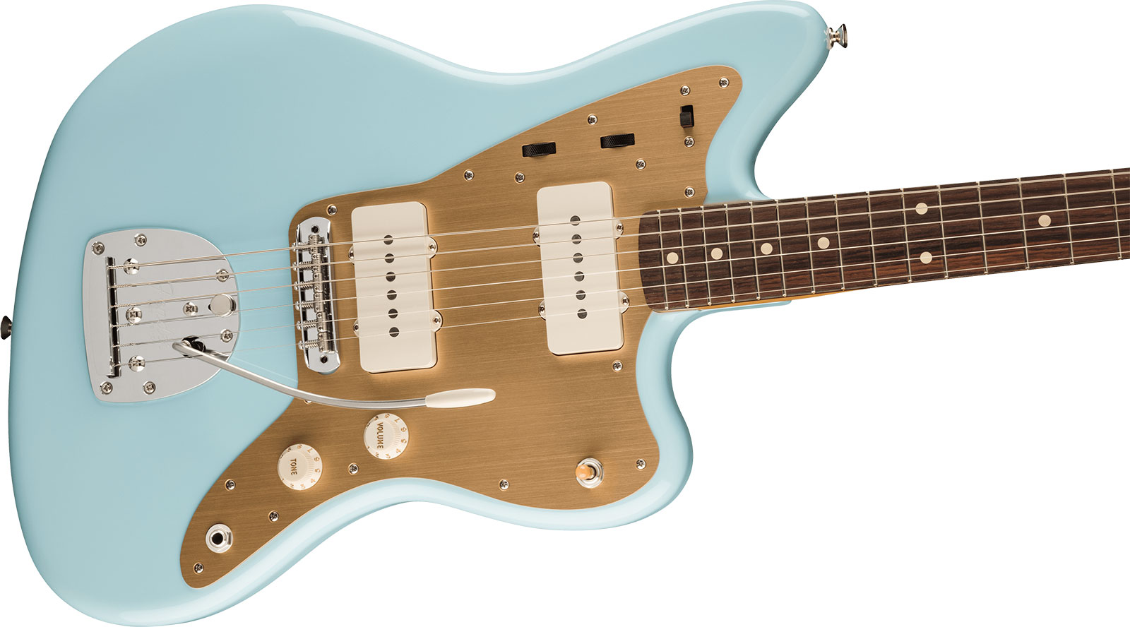 Fender Jazzmaster 50s Vintera 2 Mex 2s Trem Rw - Sonic Blue - Retro rock electric guitar - Variation 2