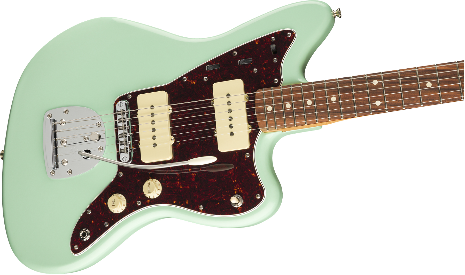 Fender Jazzmaster 60s Vintera Modified Mex Pf - Surf Green - Retro rock electric guitar - Variation 2