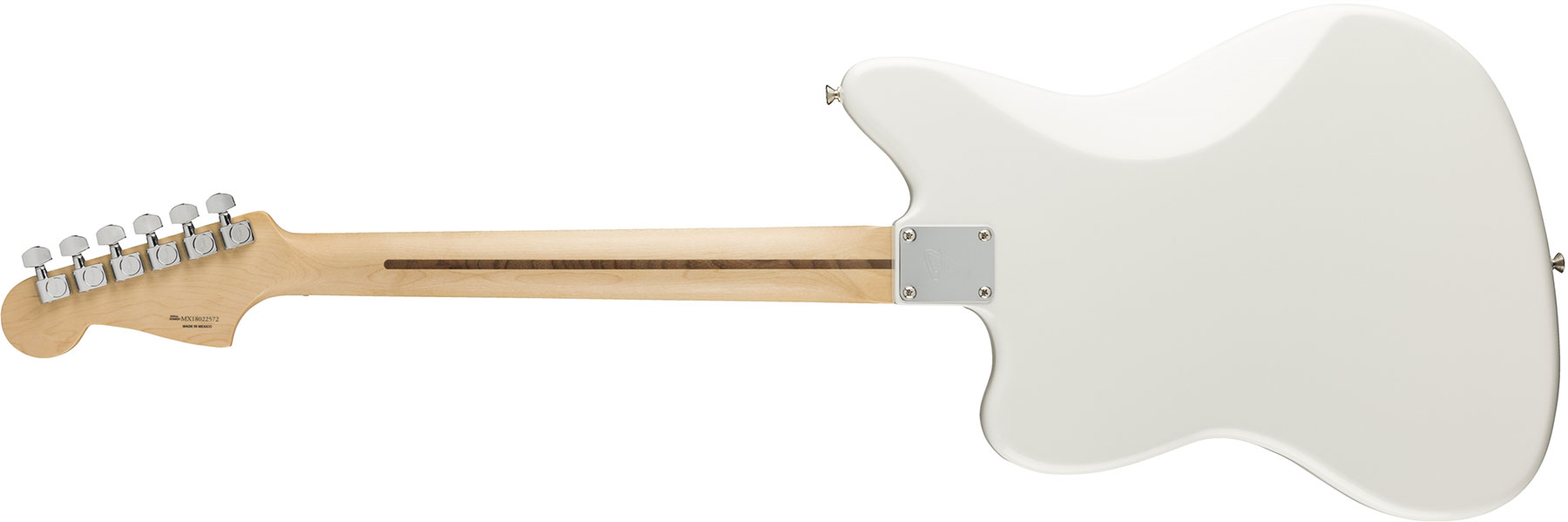Fender Jazzmaster Player Mex Hh Pf - Polar White - Retro rock electric guitar - Variation 1