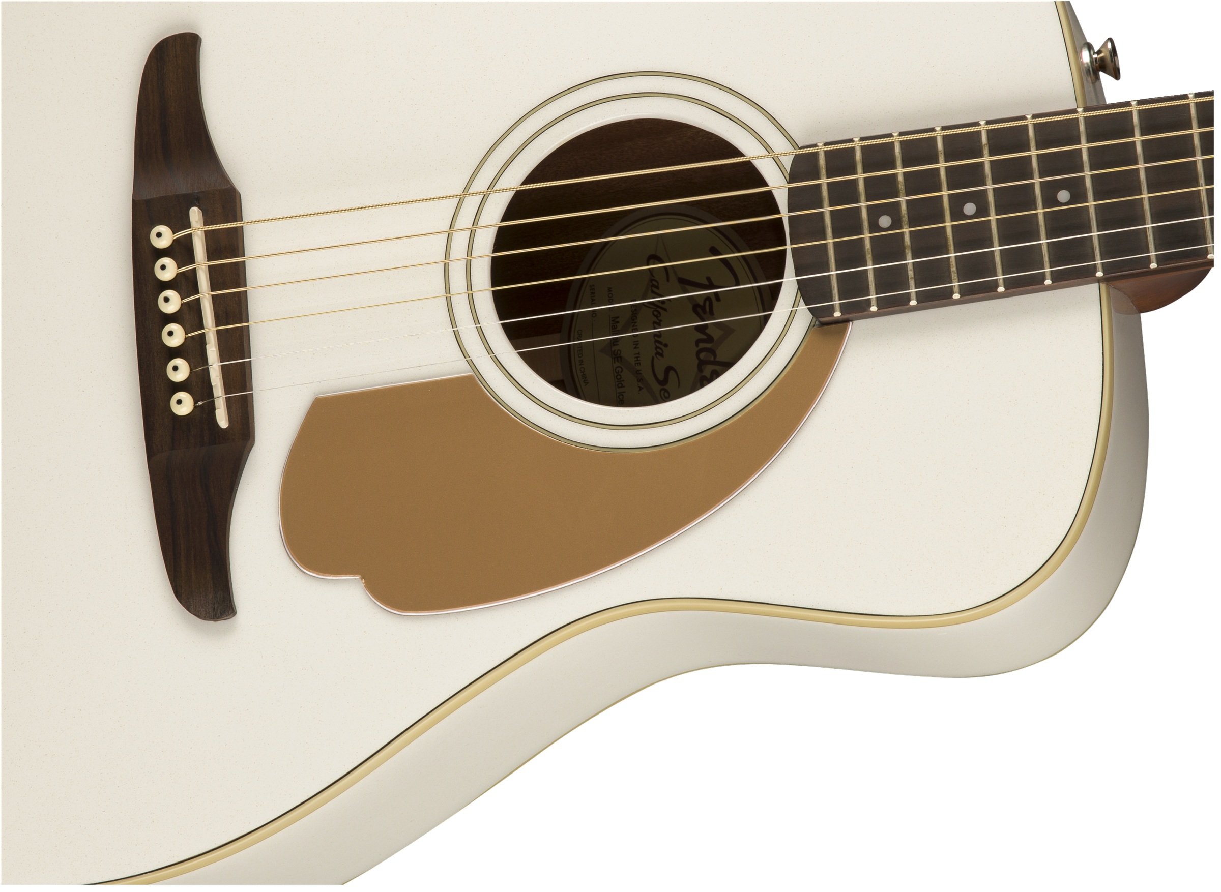 Fender Malibu Player Concert Epicea Acajou Wal - Arctic Gold - Electro acoustic guitar - Variation 2