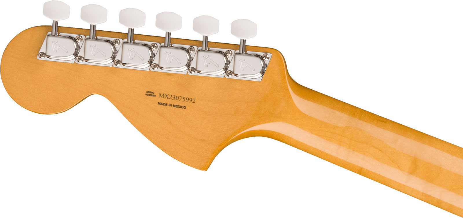 Fender Mustang 70s Competition Vintera 2 Mex 2s Trem Rw - Competition Orange - Retro rock electric guitar - Variation 3