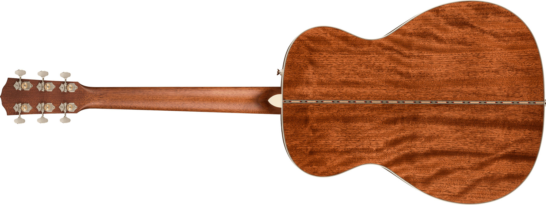 Fender Po-220e Paramount Orchestra Model Om Acajou Ova - Natural - Electro acoustic guitar - Variation 1