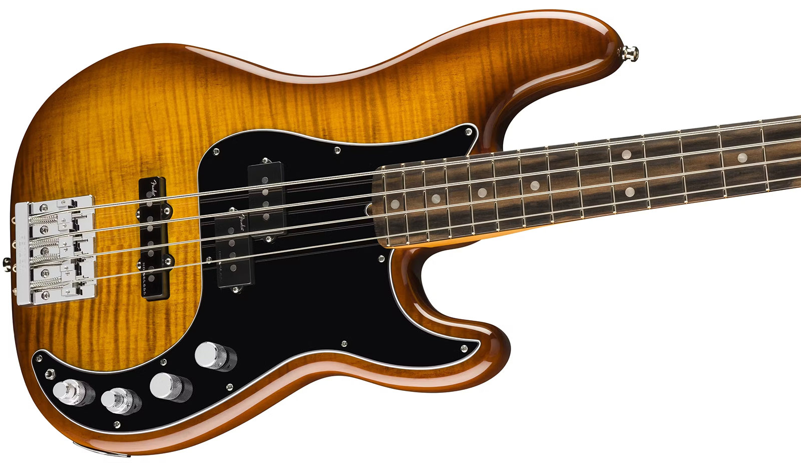 Fender Precision Bass American Ultra Usa Ltd Eb - Tiger's Eye - Solid body electric bass - Variation 2