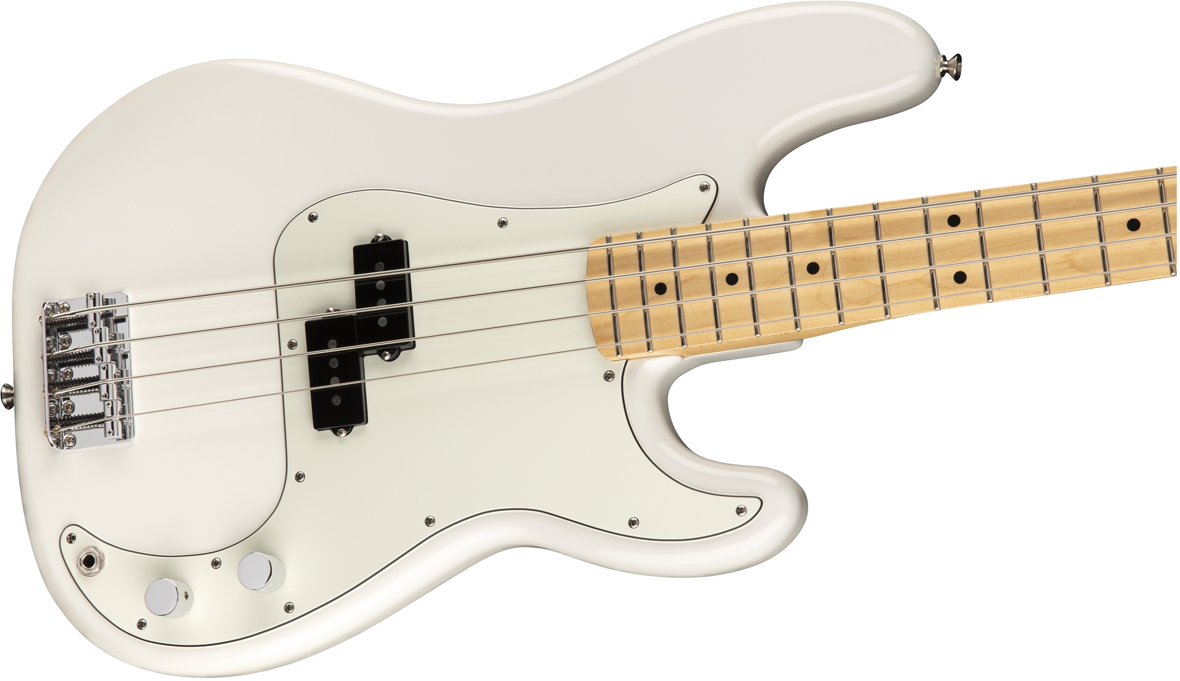 Fender Precision Bass Player Mex Mn - Polar White - Solid body electric bass - Variation 3