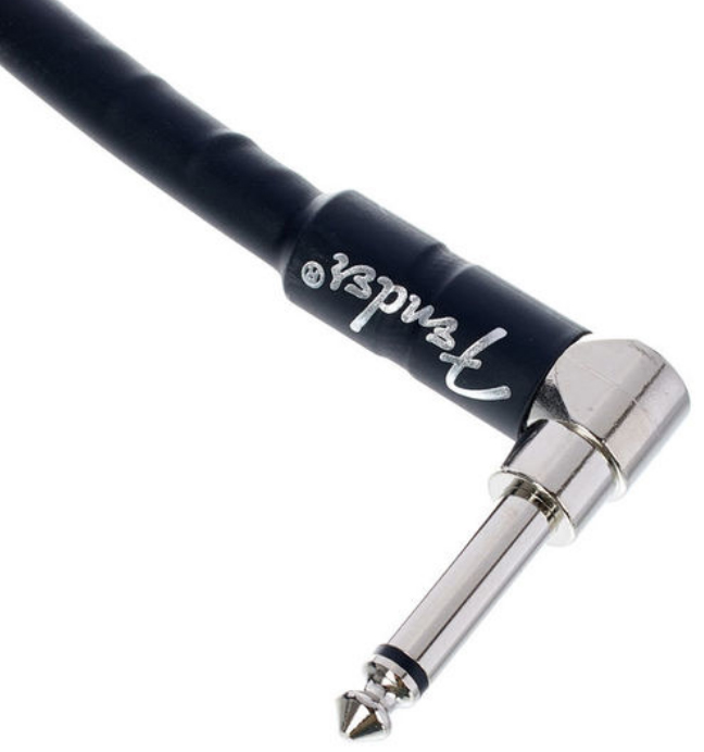 Fender Professional Instrument Cable Droit/coude 10ft Black - Cable - Variation 1