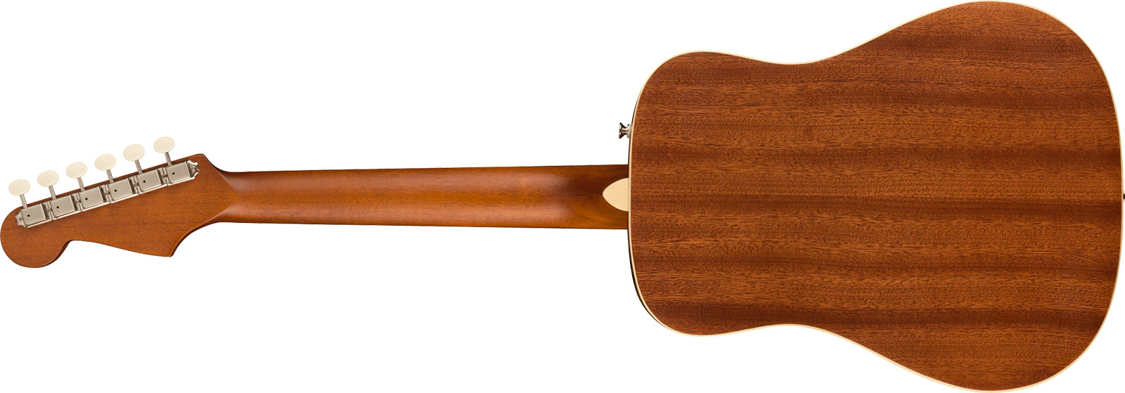 Fender Redondo Mini California Ltd Dreadnought 1/2 Epicea Acajou Noy - Black Top - Travel acoustic guitar - Variation 1