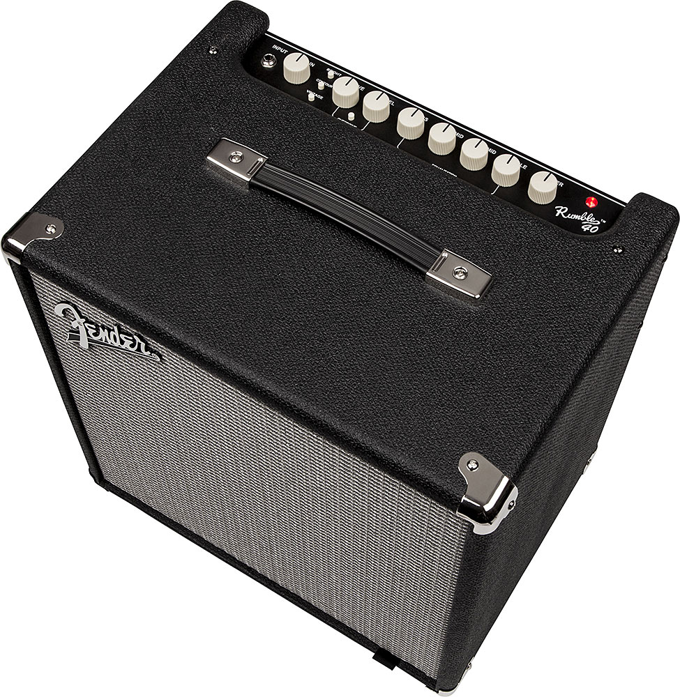 Fender Rumble 40 V3 2014 40w 1x10 Black Silver - Bass combo amp - Variation 1