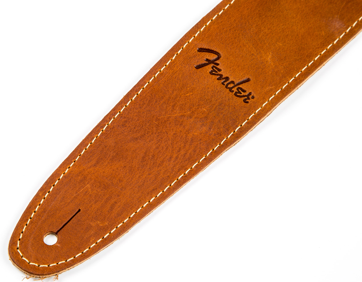 Fender Straps Leather Ball Glove - Brown - Guitar strap - Variation 1
