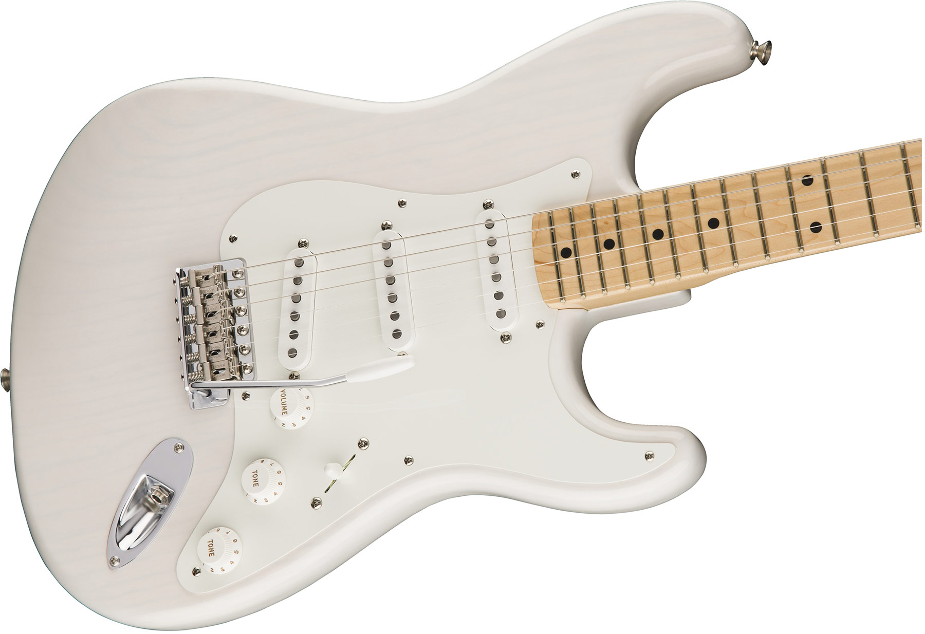 Fender Strat '50s American Original Usa Sss Mn - White Blonde - Str shape electric guitar - Variation 3