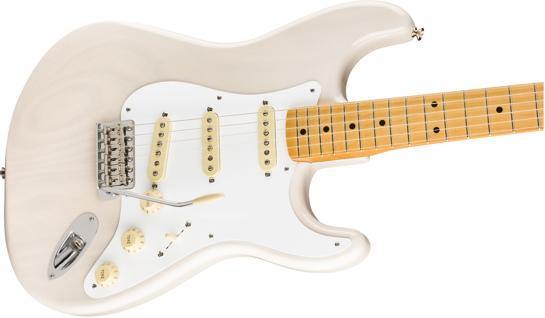 Fender Strat 50s Vintera Vintage Mex Mn - White Blonde - Str shape electric guitar - Variation 2