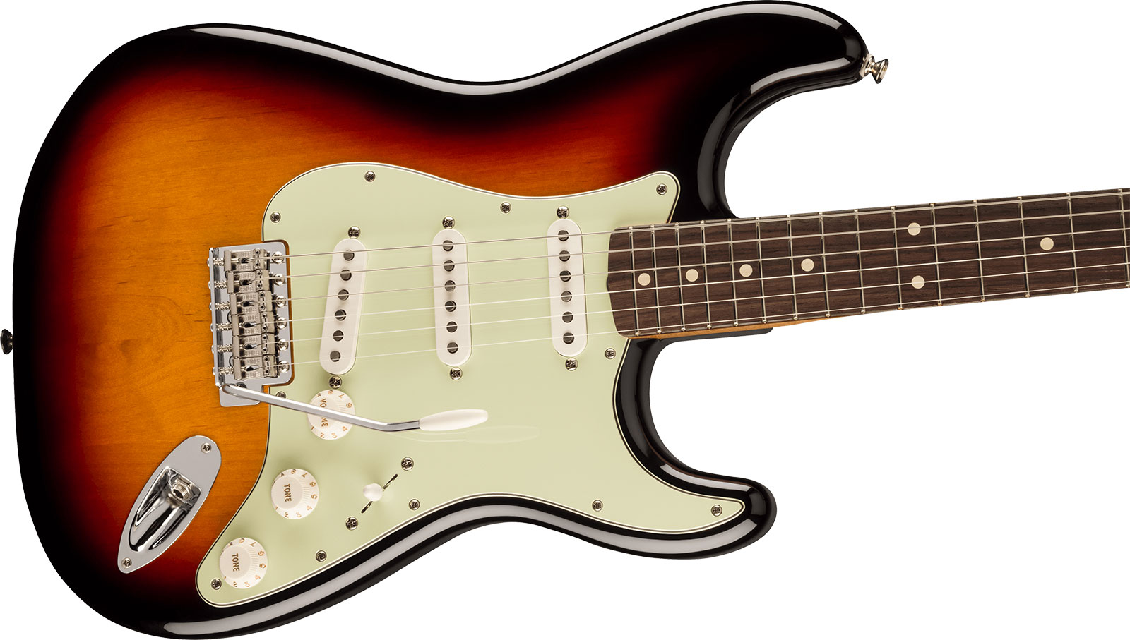 Fender Strat 60s Vintera 2 Mex 3s Trem Rw - 3-color Sunburst - Str shape electric guitar - Variation 2