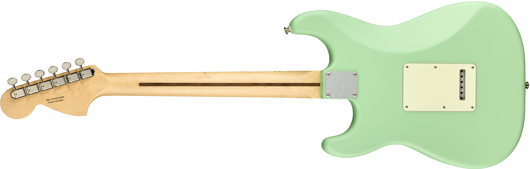 Fender Strat American Performer Usa Hss Mn - Satin Surf Green - Str shape electric guitar - Variation 1