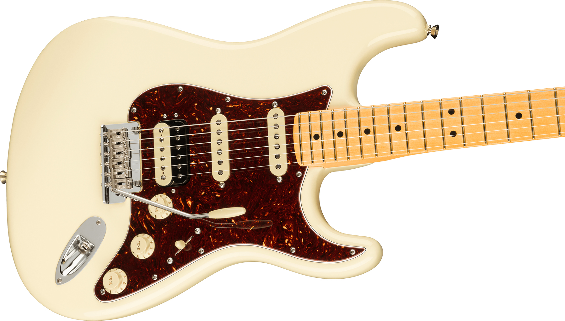 Fender Strat American Professional Ii Hss Usa Mn - Olympic White - Str shape electric guitar - Variation 2