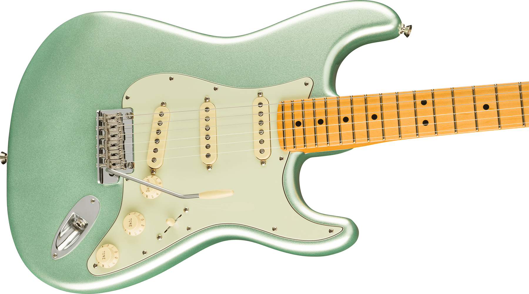 Fender Strat American Professional Ii Usa Mn - Mystic Surf Green - Str shape electric guitar - Variation 2