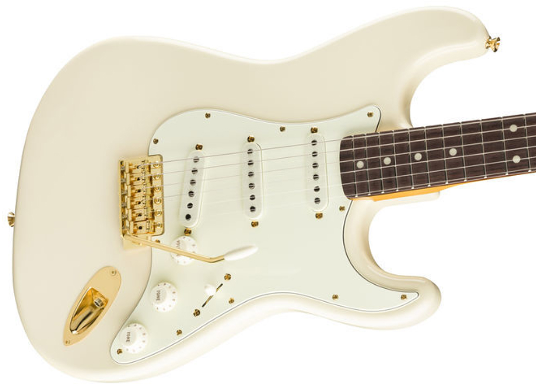 Fender Strat Daybreak Ltd 2019 Japon Gh Rw - Olympic White - Str shape electric guitar - Variation 2