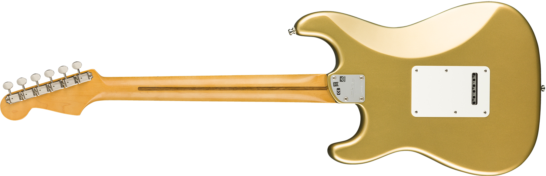 Fender Strat Lincoln Brewster Usa Signature Mn - Aztec Gold - Str shape electric guitar - Variation 1