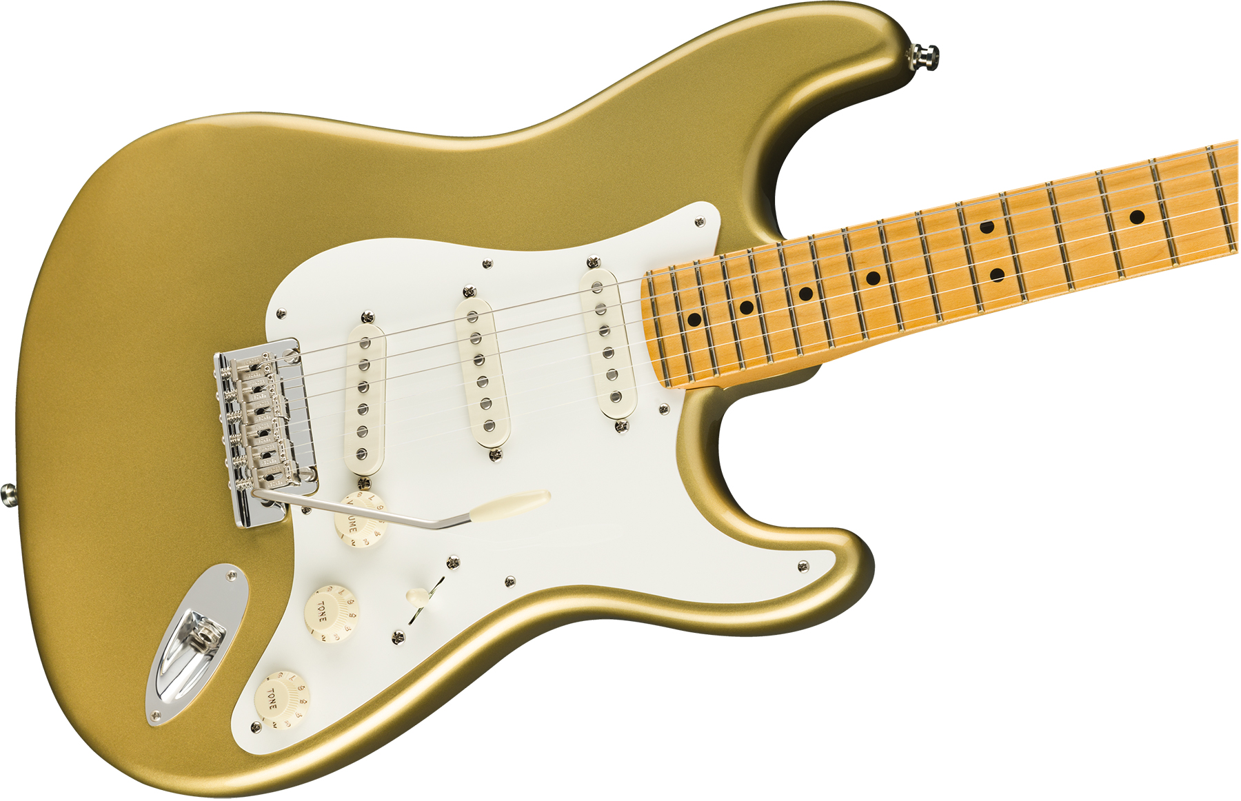 Fender Strat Lincoln Brewster Usa Signature Mn - Aztec Gold - Str shape electric guitar - Variation 2