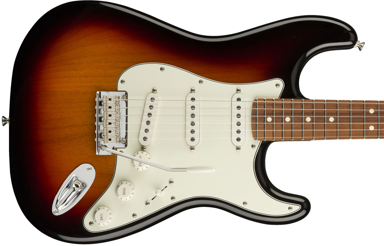 Fender Strat Player Mex Sss Pf - 3-color Sunburst - Str shape electric guitar - Variation 1