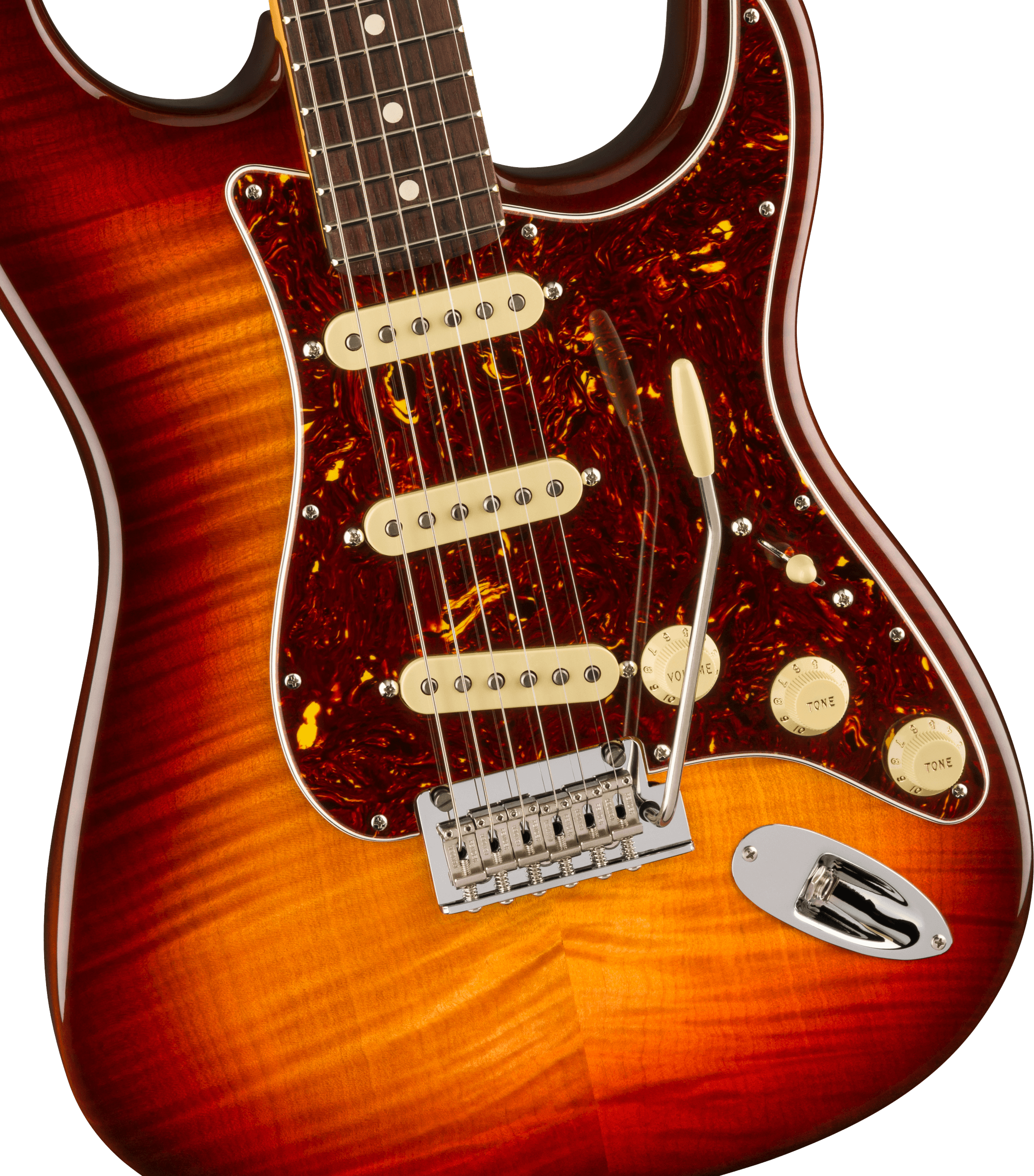 Fender Stratocaster American Pro Ii 70th Anniversary 3s Trem Mn - Comet Burst - Str shape electric guitar - Variation 2